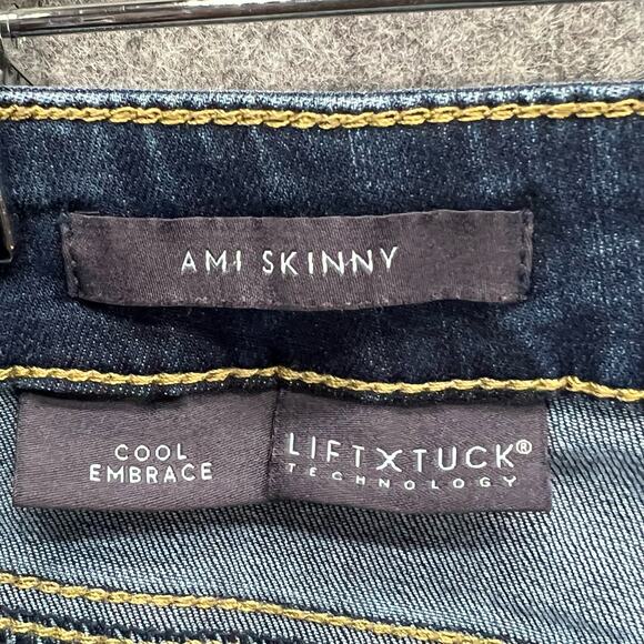 NYDJ Jeans Womens 8 Blue Ami Ankle Skinny Lift Tuck Slimming Stretch Denim Soft - Picture 10 of 14